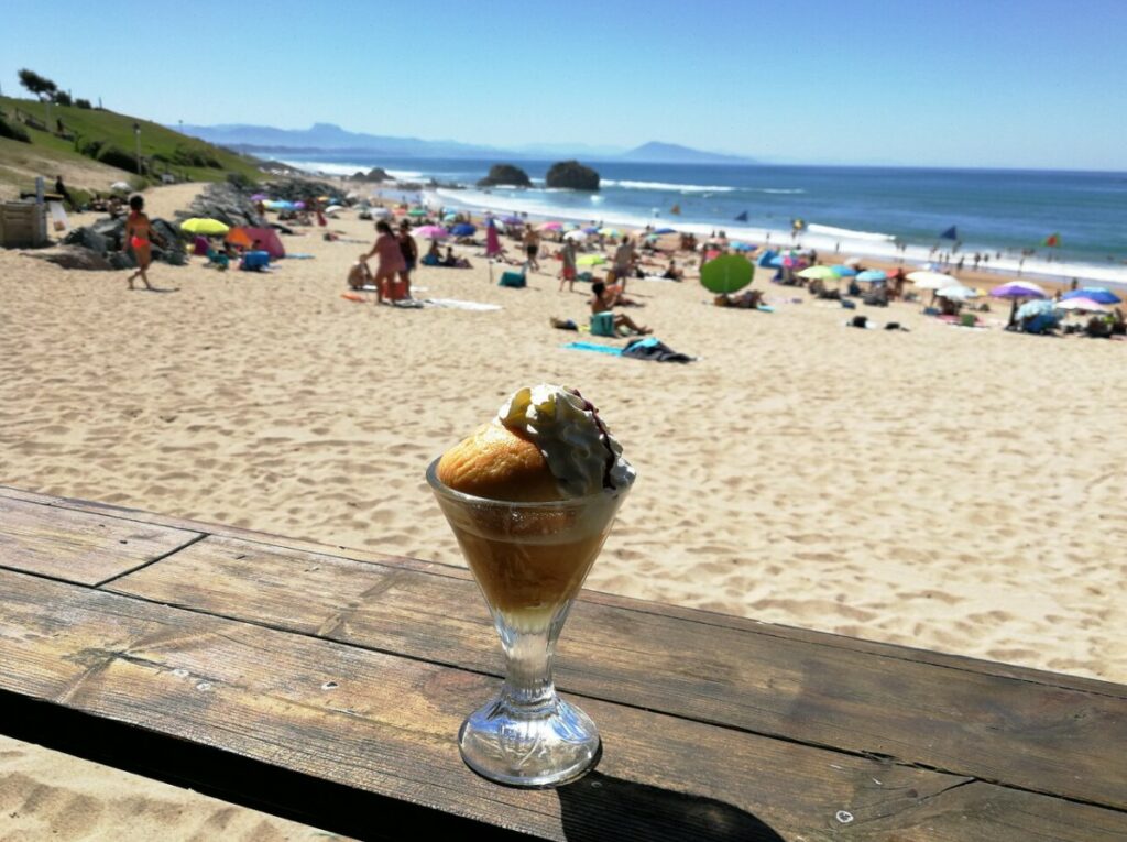 MILADY BEACH Restaurant Bord De Plage Vue Mer Biarritz Coupe De Glace
