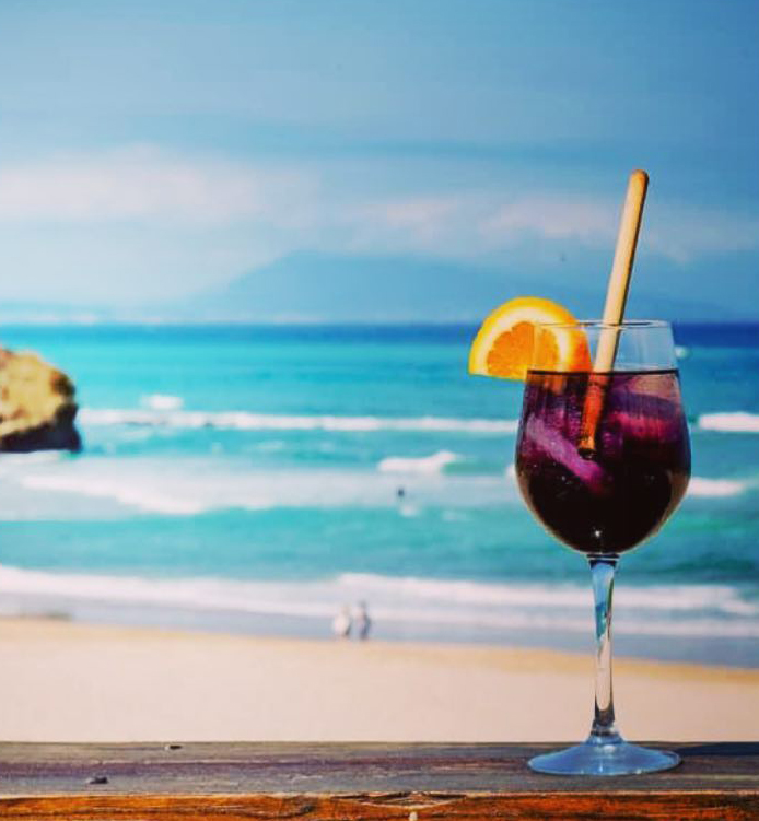 MILADY BEACH RESTAURANT BORD DE PLAGE VUE MER BIARRITZ Coctail