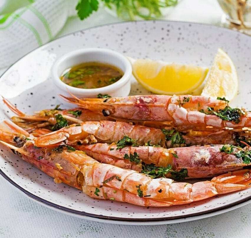MILADY BEACH Restaurant Bord De Plage Vue Mer Biarritz Gambas A La Plancha Riz A Lespagnol